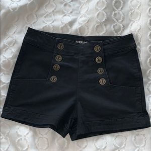 Express brand shorts with sailor buttons.
